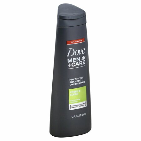 DOVE MEN 2 IN 1 FRESH CLEAN SHAMPOO 12Z 219258